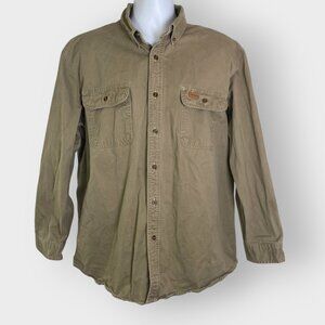 Carhartt Oakman Original Fit Shirt | XL | Heavy Canvas Brown | S09266 Work Chore